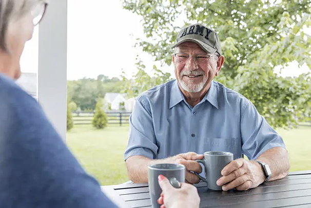 Veteran in conversation